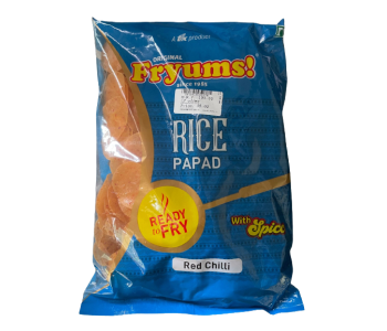 FRYUMS TTK RICE PAPAD RED CHILLI